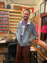 Load image into Gallery viewer, Lined Denim Jacket