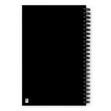 Load image into Gallery viewer, Black Lightning Logo Spiral Notebook