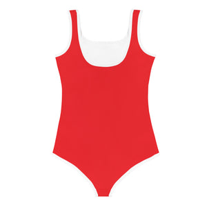 One-Piece Swimsuit - Red - Youth