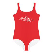 Load image into Gallery viewer, One-Piece Swimsuit - Red - Youth